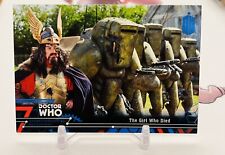 2017 Topps Doctor Who Extraterrestrial The Girl Who Died Card 96 Blue /99 picture