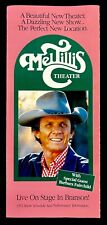 1992 Mel Tillis Country Music Theater Branson MO Vintage Shows Schedule Brochure picture