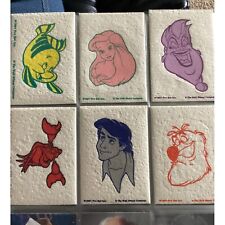 Little Mermaid 1991 Chase Sponge Set from 1991 Brand New Mint Condition picture