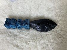 Mexican Aztec Mayan style Obsidian Sacrifice Stone Blade Ritual Knife Mexico picture