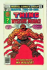 Marvel Two-In-One No. 31 - Thing & Mystery Menace (Aug 1977, Marvel) - Very Good picture