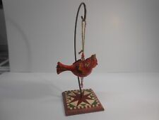 Enesco Jim Shore Bird With Stand Rare Retired 2002 Excellent picture