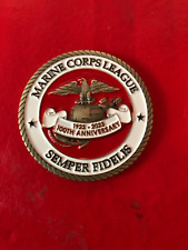 USMC Marine Corps League 100th Anniversary 1923-2023 Challenge Coin LtGen Lejeun picture