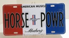 HORSE POWER Mustang American Muscle Booster License Plate Sign Of The Times CA. picture