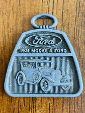 Vintage 1931 Model A Ford Key Chain Ring 1.5