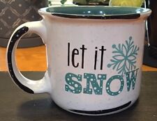 Boston Warehouse Snowman Let It Snow Winter Coffee Tea Mug Cup picture