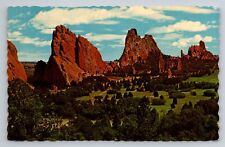 Postcard Vista of the Interior of Garden of the Gods, Pikes Peak Colorado CO picture