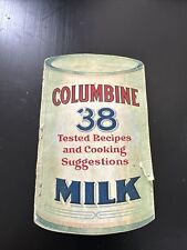 Antique Columbine Milk Tested Recipes Premium List Promotional Cook Book 192 picture