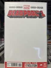 Deadpool #1 (Blank Sketch Variant) Marvel 2013, Duggan, VF/NM picture