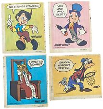 4- Vintage Wonder Bread Stickers Goofy Pinocchio Prince John 1970s picture