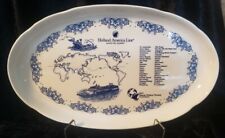 MINT HOLLAND AMERICA MS AMSTERDAM 2017 GRAND WORLD VOYAGE OVAL PLATTER E26 picture
