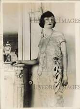 1922 Press Photo Hebe Vesselier, English dress model - kfx64455 picture