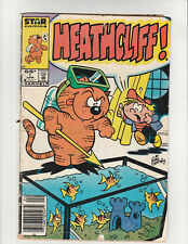Heathcliff #1 Star Marvel Comic Book TV Cartoon Apr 1986 (3.5) Very-Good- (VG-) picture