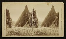Early Scarce W. H. Jackson Stereoview of Currecante Needle, Colorado. C 1880's  picture