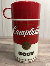 Vintage Cambell’s Soup Thermos, 11.5oz Soup-can-tainer. Lid Is Bowl Or Cup picture