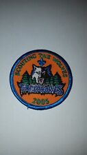 2005 SCOUTING THE WOLVES MINNESOTA TIMBERWOLVES BSA BOY SCOUTS OF AMERICA PATCH picture