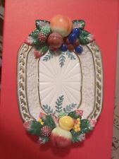Fitz and Floyd candy dish with fruit on it picture