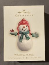 2007 Hallmark Keepsake Ornament Welcome, Friends Snowman with Cardinal picture