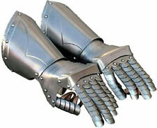 Late Medieval Steel Kinght Gauntlet Hand Gloves Reenactment SCA Cosplay Gauntlet picture