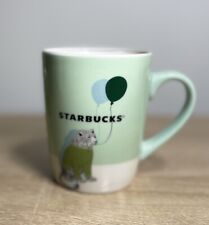 Starbucks 2020 Coffee Mug - Cheetah and Balloons - Green and Ivory 10oz picture