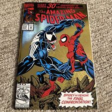 The Amazing Spider-man Comic #375 VF/NM+ 30th Anniversary Key Gold Foil Cover picture