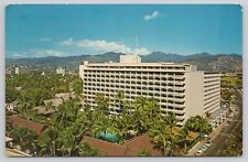 Princess Kaiulani Hotel Waikiki Beach Honolulu Hawaii Vintage Postcard picture