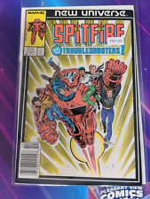 SPITFIRE AND THE TROUBLESHOOTERS #1 8.0 1ST APP NEWSSTAND MARVEL COMIC E89-195 picture