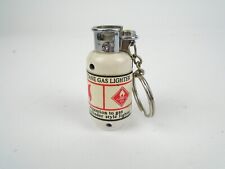 Vintage Unique Propane Tank Cigarette Lighter Keychain Butane Gas Needs Fuel picture