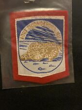 VTG FORT TICONDEROGA NY Sew On Felt Patch picture