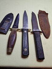 Three Old Fixed Blades.  picture