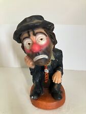 Vintage Emmett Kelly 1993 Sad Hobo Clown Chalkware Bust/ Statue 13” Tall  picture