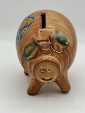 Vintage Spanish Ceramic Pottery Piggy Bank Ibiza Spanish Islands picture
