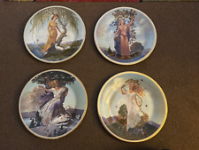 4x THE SEASONS OF THE YEAR - EDWARDIAN FINE CHINA BY CHARLOTTE STERNBERG picture