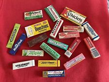 Vintage Lot Of 18 CHEWING GUM PACKS  Unopened  NOS  Dentyn Chiclets Clark Adams picture