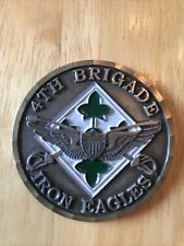AUTHENTIC ARMY 4TH BDE(Avn), 4th INFANTRY DIV IRAQ OIF 2003 RARE COIN Numbered picture