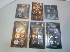 Big Lot of TWILIGHT Movie Pinback Buttons - New/Sealed Stock - 30 Pins picture