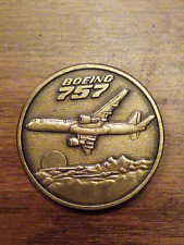BOEING  Medallion JAN 1982 Rollout 757 commemorative coin picture