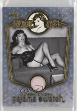 2014 Leaf Bettie Page Pajama Swatch Gold 18/25 Bettie Page #BP-PJ10 x1d picture