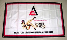 ALLIS CHALMERS SIGN 3'X5' FLAG BANNER TRACTOR MAN CAVE FARM SHOP FAST SHIPPING picture
