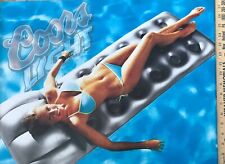 Pretty Girl in  Bikini Coors Light Beer Poster picture