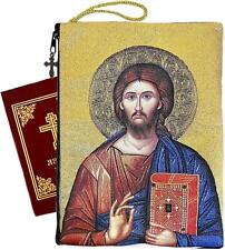 Christ The Teacher Tapestry Pouch For Bible or Holy Cards  10.75 Inch Case picture