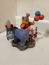Disney Simply Pooh, Eeyore, Piglet Birthday Figurine  picture