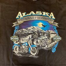 Vtg 1998 Harley Davidson House of Harley Anchorage Alaska T-Shirt Mens XL NEW picture