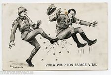 WW2. PAUL BARBER. Guide Adolph Hitler. Cartoons. Satire. Propaganda picture