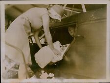 GA33 Early 1900s Original Underwood Photo WORLD'S TINIEST AIRMAIL FLIER Baby picture
