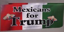 WHOLESALE LOT OF 10 MEXICANS FOR TRUMP STICKERS LATINO HISPANIC Mexico 2020 USA picture