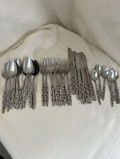 Vintage 1960’s  Viners of Sheffield Stainless Flatware Mixed Lot - 37 Pc England picture