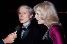 Artist Andy Warhol and trans actress Candy Darling 1971 Old Photo 2 picture