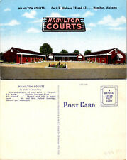 Hamilton Courts Motel Hamilton AL Postcard Unused 48629 picture