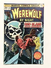 Werewolf By Night #30 (Marvel Comics 1975) Red Slash Across Midnight picture